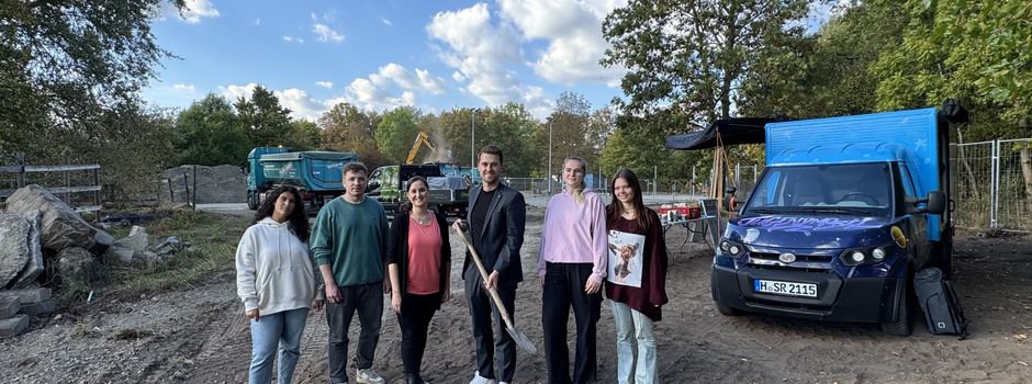 Spatenstich für Skateanlage und Streetballfeld in Empelde