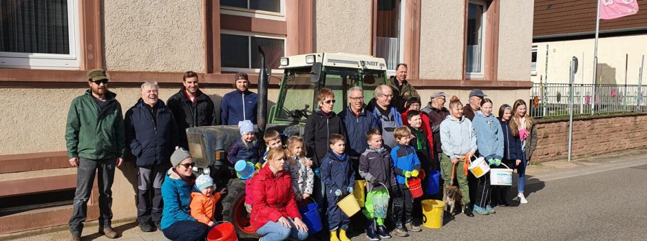 Freitag, 8. März, 15 Uhr „Aktion Saubere Landschaft“ Treffpunkt am Pfarrheim