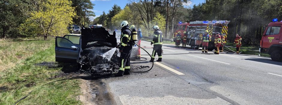 Einsatz für die Feuerwehr Pinnow