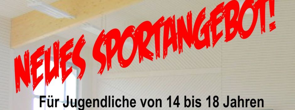 Jugendsport ab Freitag, den 04.04.2025