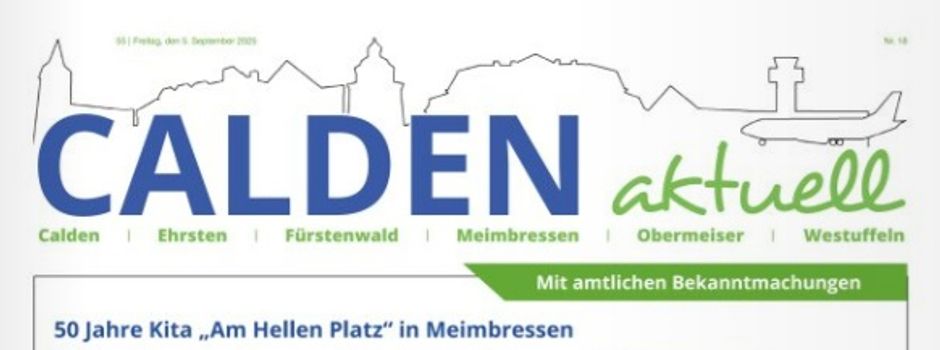 Neue Ausgabe der Bürgerzeitung online!