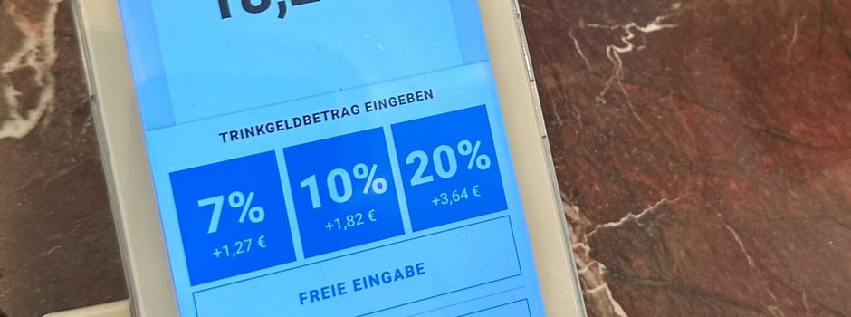 Mehrheit mag keine Trinkgeld-Optionen bei Kartenlesegeräten