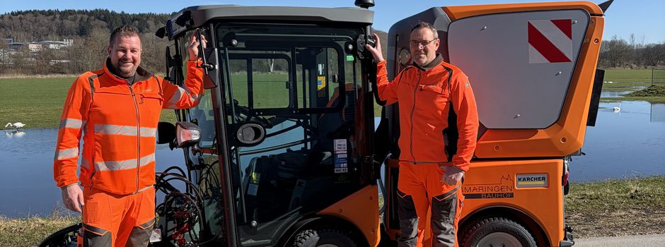 Neue Kleinkehrmaschine für den Bauhof Sigmaringen