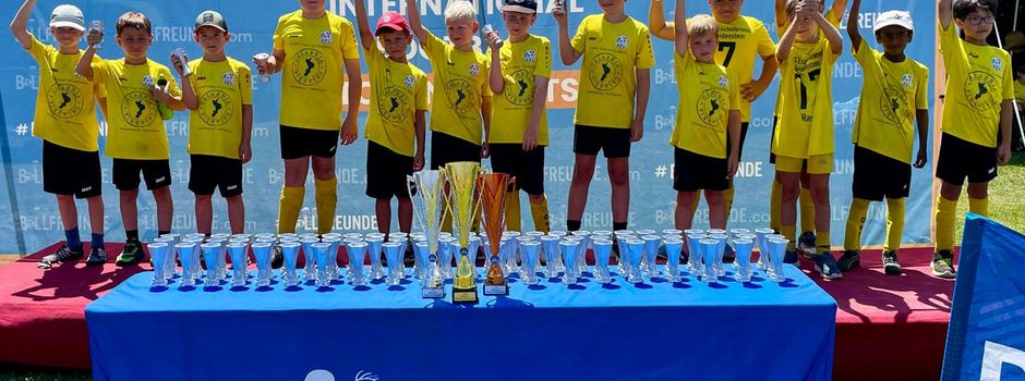 F-Jugend beim Pfalz Cup der Ballfreunde 
in Kaiserslautern 
