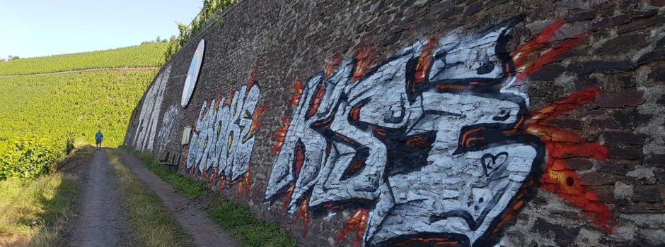 Graffiti im Gottesfuß