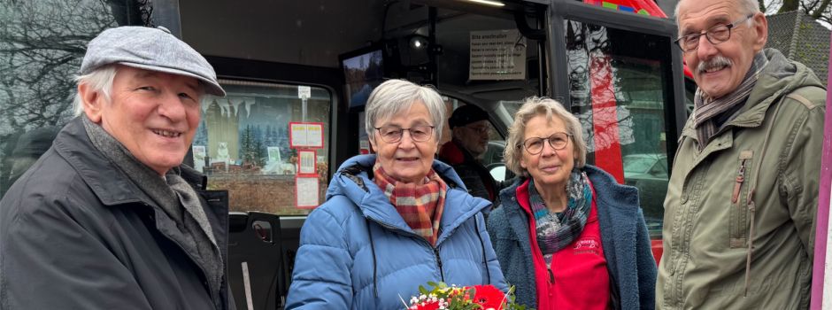 Vorstand begrüßt den 60.000. Fahrgast