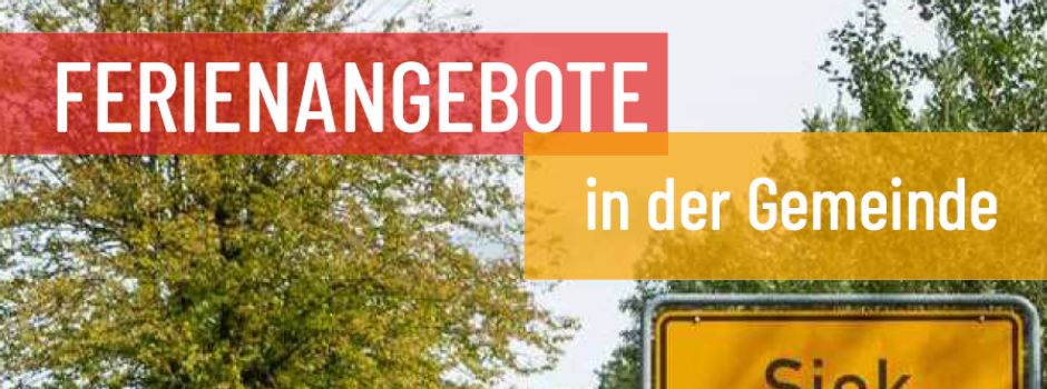 Sommerferienprogramm 2026 in der Gemeinde Siek