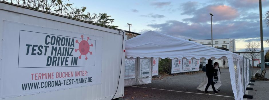Testen für einen guten Zweck im neuen Mainzer Drive-In