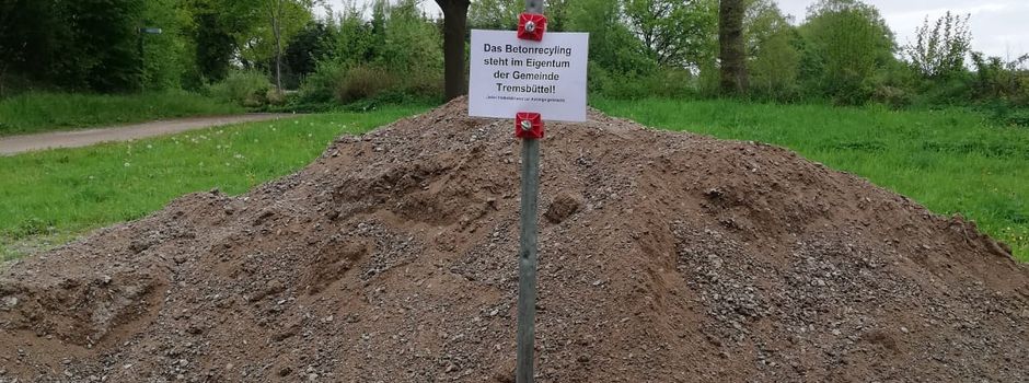 Entwendung von Recycling-Material