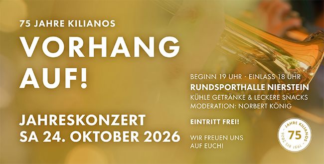 75 Jahre musikalische Leidenschaft: Kilianos laden zum großen Jubiläumskonzert