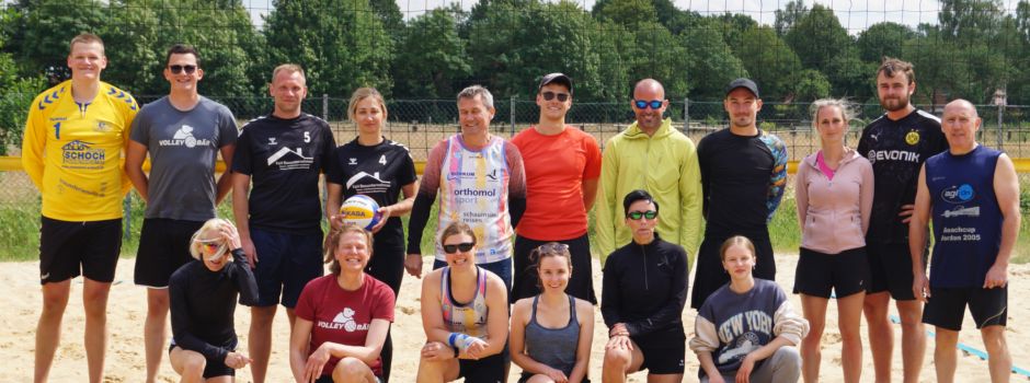 Erstes Beachvolleyballturnier