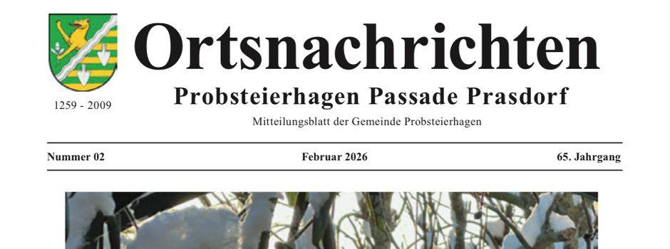 Ortsnachrichten Februar 2026