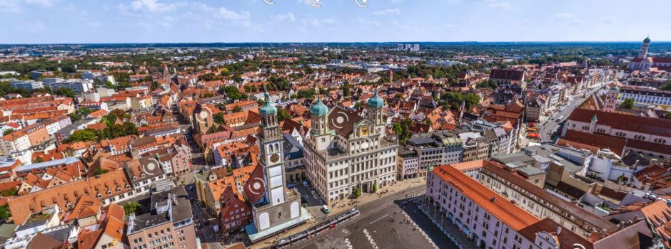 Entdecke Augsburg aus der Luft