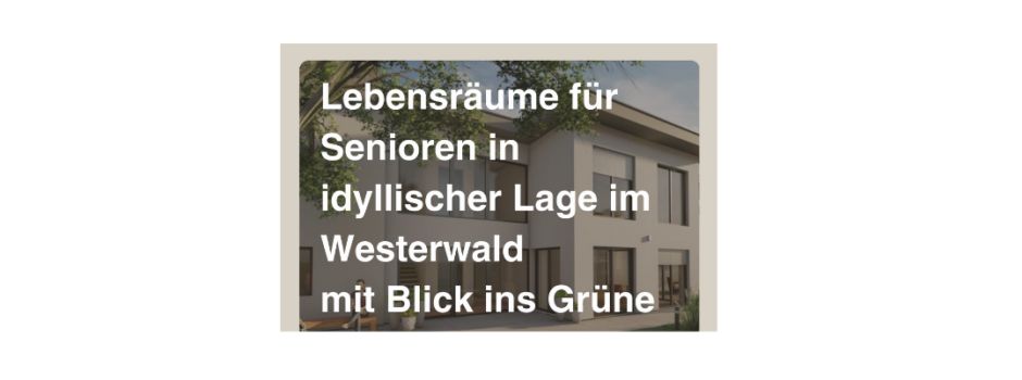 SeniorenLeben Westerwald – Gemeinsam statt einsam!