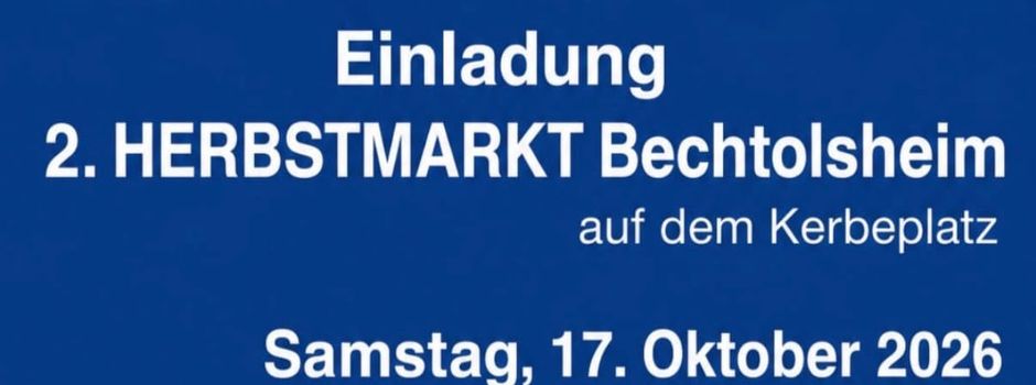 Herbstmarkt in Bechtolsheim