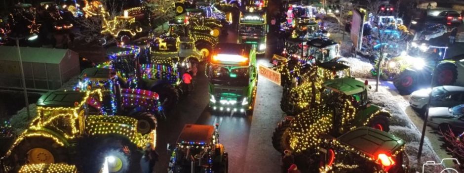 Lichterfahrt der Hunsrücker Landwirte