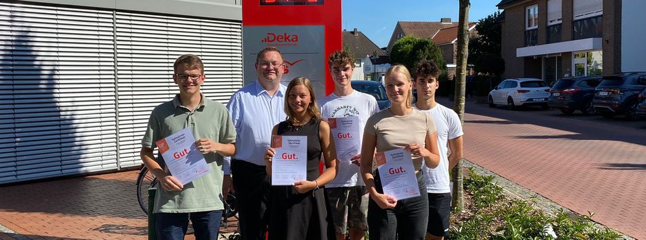 Team der Von-Zumbusch-Gesamtschule Herzebrock nimmt erfolgreich am Deutschen Gründerpreis 2022 teil