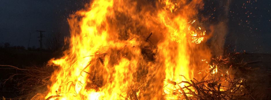 Das Osterfeuer naht 🐣🔥🌲