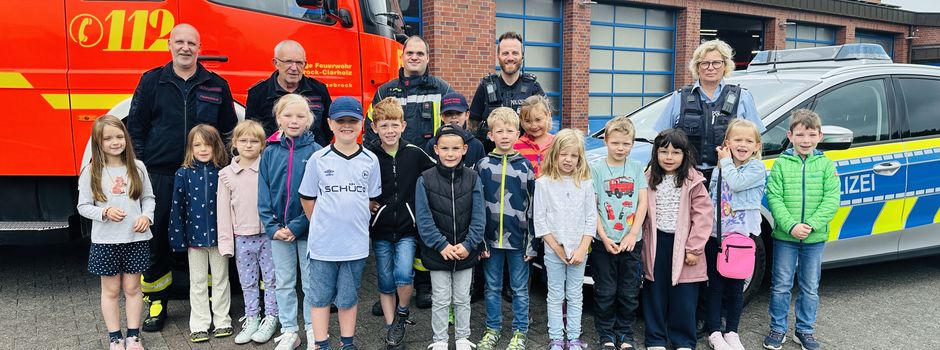 Ferienspiele: Kinder erleben Feuerwehr und Polizei hautnah in Herzebrock