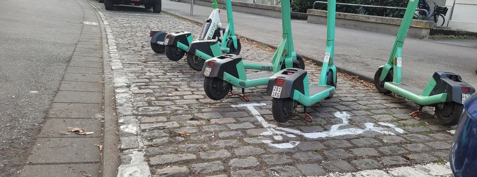 Für E-Scooter: Stadt streicht 50 Parkplätze in der Innenstadt