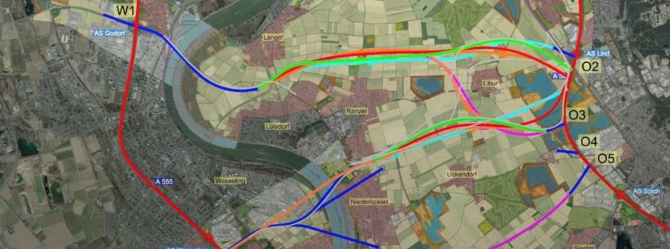 Brücke mit Anschlussstelle in Niederkassel?