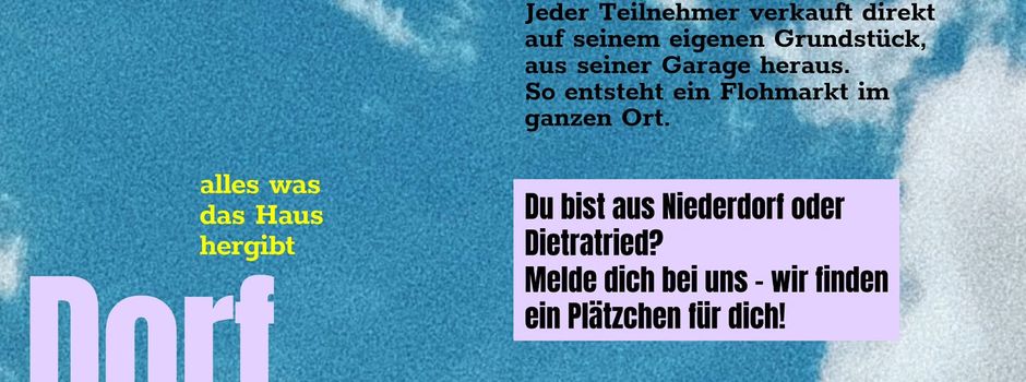 Dorfflohmarkt Wolfertschwenden