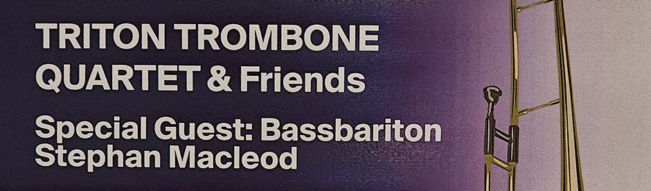 Posaunenklänge für den guten Zweck: Hermann Bäumer präsentiert Triton Trombone Quartet