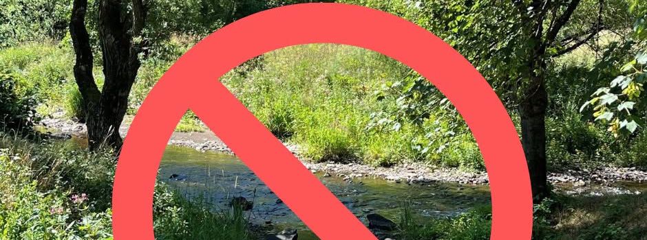 💧 Wasserentnahme ab Donnerstag untersagt💧