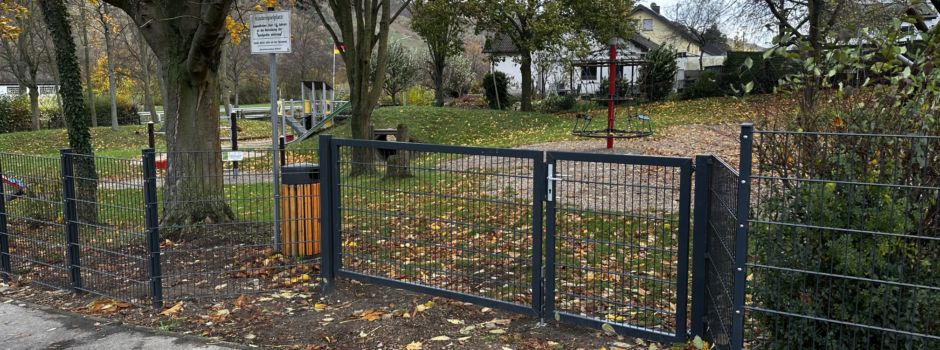 Neuer Zaun am Spielplatz sorgt für mehr Sicherheit und Komfort