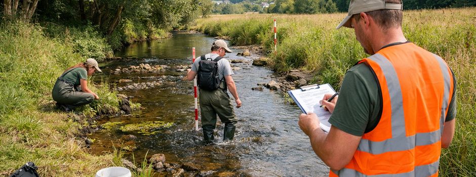 Kartierarbeiten an Gewässern in Rehlingen-Siersburg
