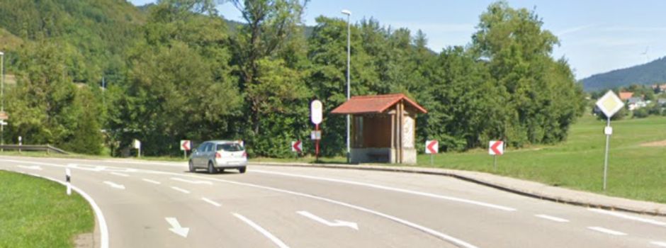 Bushaltestellen an der B 294 bei Elzach (Kreis Emmendingen)
werden barrierefrei umgebaut