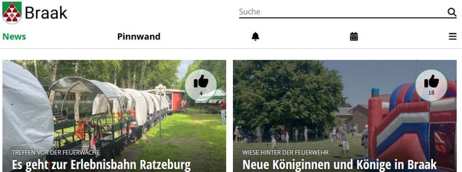 Frisches Design für unsere Braak-App