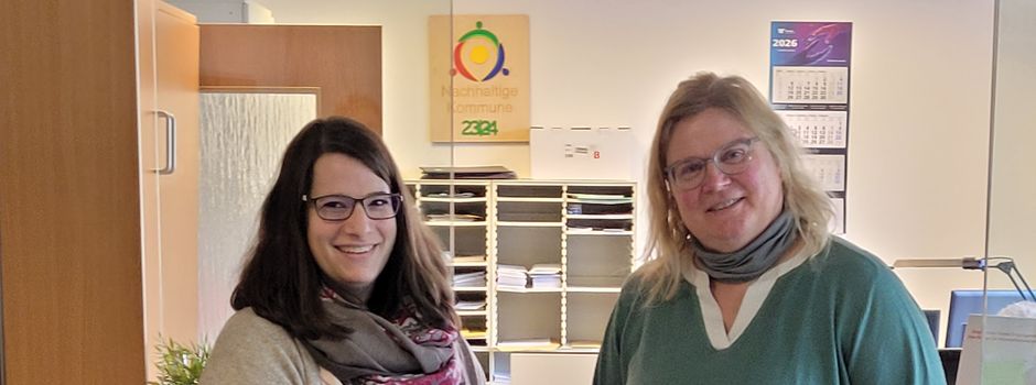 Herzlich Willkommen: Kerstin Mangels und Lea Vajen!