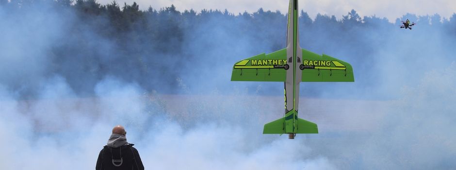 Modell Airshow am Flugplatz in Fichtelbrunn