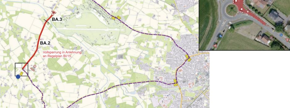 Groppeler Straße L927: Abschnittswechsel am 1. Oktober