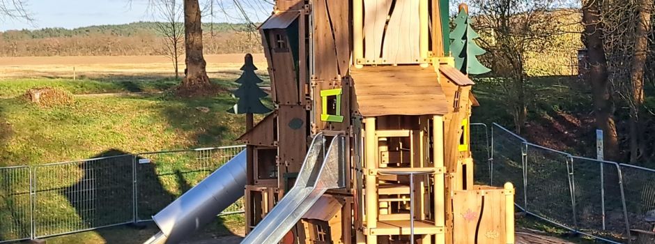 Einweihung der Spielplätze in der  Gemeinde Nostorf