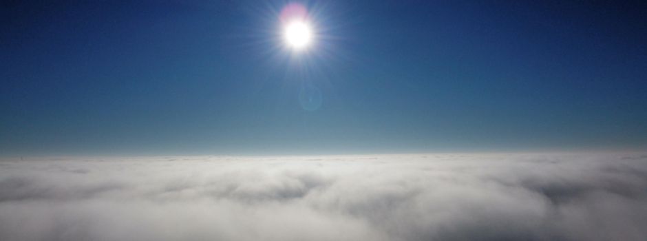 Ein Blick über die Wolken in Clarholz!