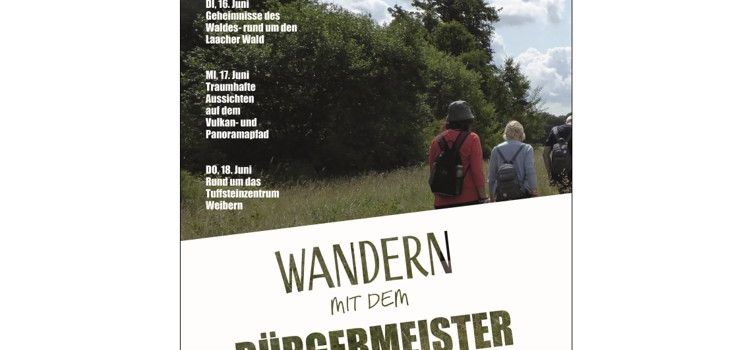 Wandern mit dem Bürgermeister