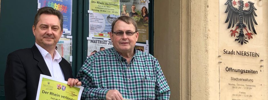 Zweites bundesländerübergreifendes Fest am 19. Mai in Nierstein und am Kornsand