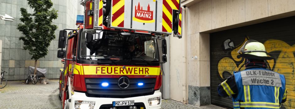 Feuerwehr-Einsatz in Mainzer Altstadt