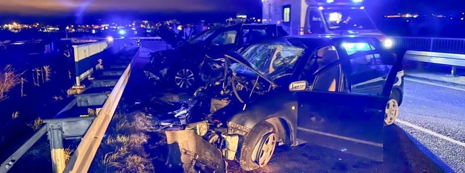 Frontal-Crash: Schwerer Unfall in Wiesbaden