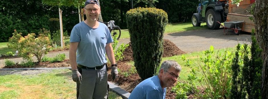 Neugestaltung am Friedhof