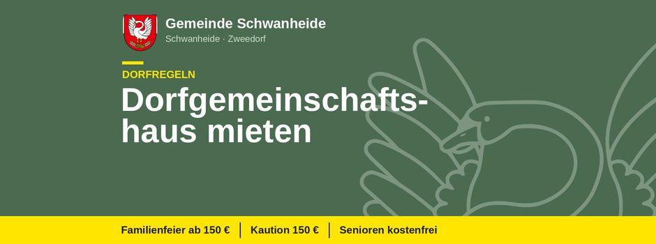 Dorfgemeinschaftshaus mieten