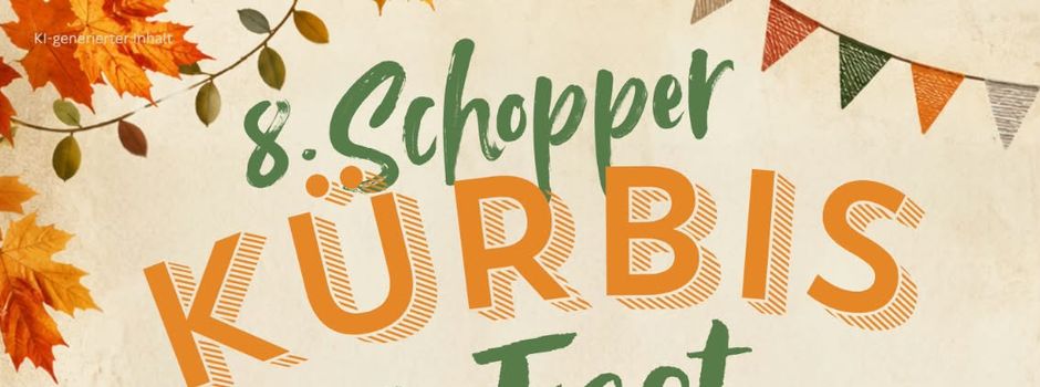 8. Schopper Kürbisfest am 26.09.2026
