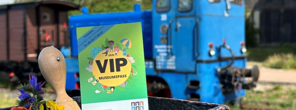 "Dein VIP-Museumspass" – ermöglicht kostenlose Mitfahrt bei der Bergwerksbahn