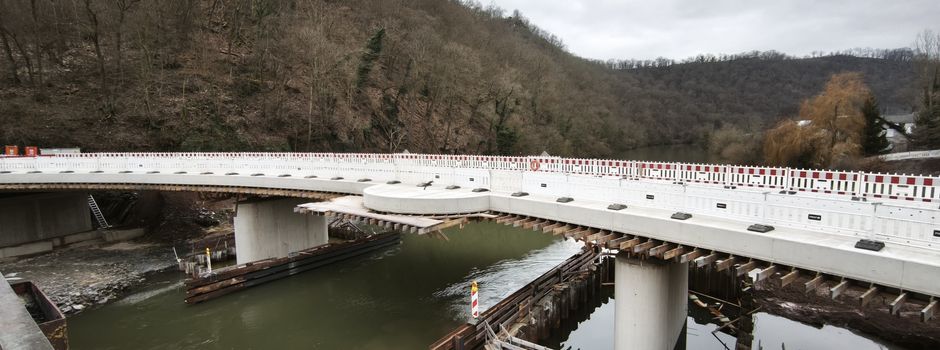K 25 Lahnbrücke Balduinstein Baufortschritt, Rückbau