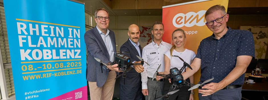 400 Drohnen über Koblenz: So spektakulär wird Rhein in Flammen 2025