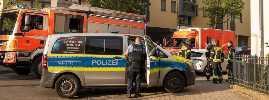 Großer Einsatz in Wiesbaden: Explosion vor Wohnhaus in Biebrich