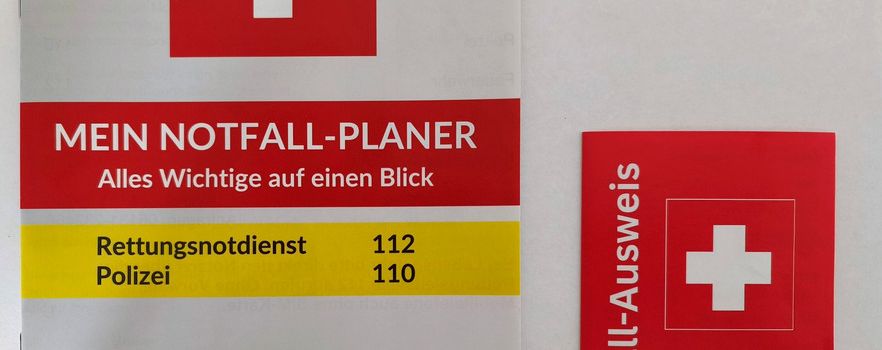 Notfall-Planer und Notfallausweis