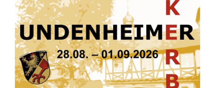 Fünf Tage Ausnahmezustand: Die Undenheimer Kerb 2026 steht vor der Tür